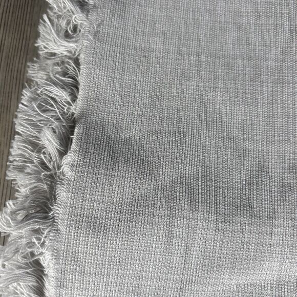 Ralph Lauren Home Light Gray Fringe Placemats Set Of 4 - Picture 3 of 8